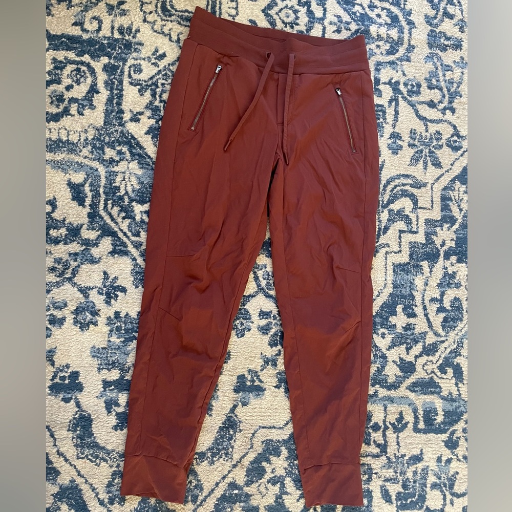 Athleta Trekkie North Joggers. Red/maroon color
